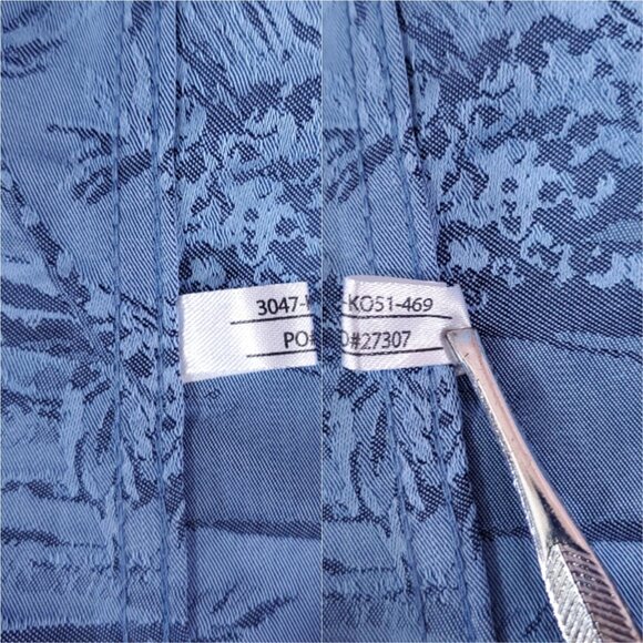 Kahala Mens Large Blue Aloha Hawaiian Palm Tree Island Scenic SS Camp Shirt - Picture 11 of 13